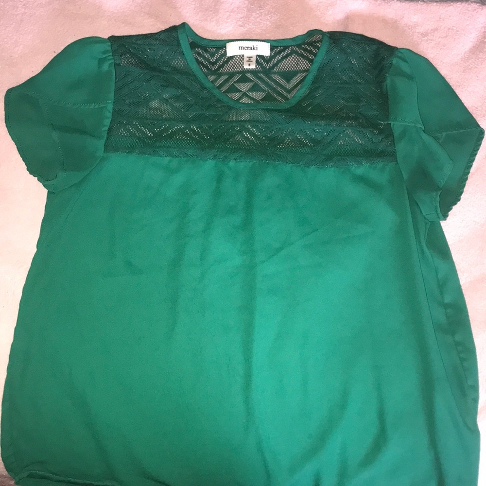 Emerald Green Blouse